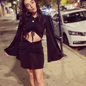 Black Cosmopolitan Mini Dress